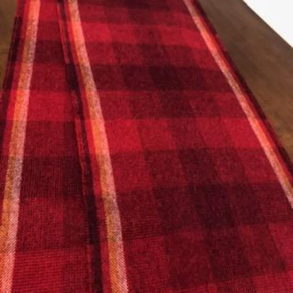 Australian Fine Alpaca Connection Plaid Wrap Scarf.